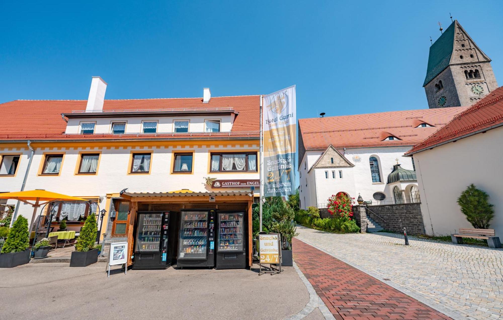 Hotel Garni "Zum Engel" Oberguenzburg المظهر الخارجي الصورة
