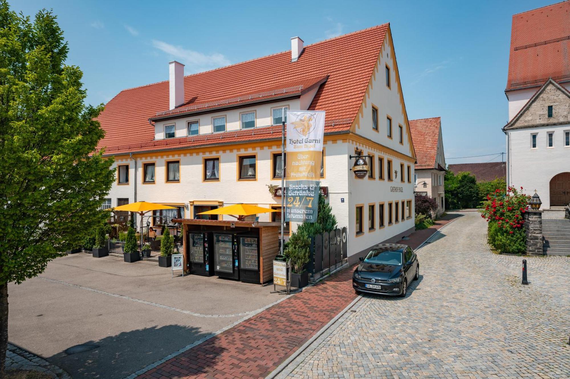 Hotel Garni "Zum Engel" Oberguenzburg المظهر الخارجي الصورة